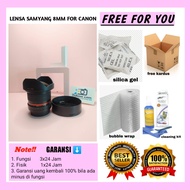 Lensa samyang 8mm f3.5 for canon