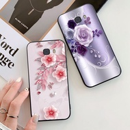 Samsung c9 / c9 pro / a9 / a9 pro case with luxurious female floral print