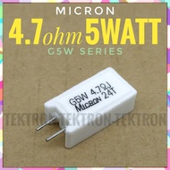4.7ohm 5Watt Micron 4.7R high quality tweeter crossover