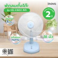 Meymey_Mall INOVA พัดลมตั้งโต๊ะ 16 นิ้ว รุ่นHG-A1602 สีฟ้า ถูกจริง