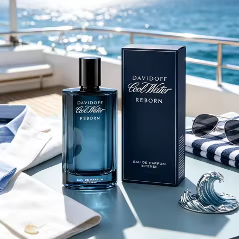 Long Lasting Crisp Marine Aquatic Citrus Woody Perfume Davidoff Cool Water Reborn Intense Gradient D