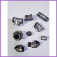 ☌ ✤ ♧ 1 1/4 1 1/ 2" 2" GI elbow, GI tee, GI Street Elbow, GI Elbow 45, GI coupling, GI cap, GI plug