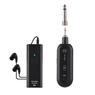 Wireless in-Ear Monitor System UHF 90° Rotate Transmitter Receiver Set Automatic Pairing with Monito