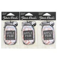 John's Blend 吊掛式香氛片 - Apple Pear 3pcs