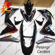 Honda RS150 V1 V2 Black Kilat Cover Set Pelangi Carbon Rainbow Special Edition 20 Honda Original