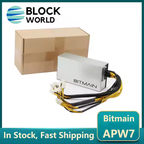 New Server PSU Bitmain Power Supply APW7 PSU 1800W 110V-220V For ASIC Miner Antminer S9 S9i S9J S9K 