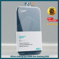 Cường Lực Gor Dành Cho Samsung Galaxy A55 5G/ S24 Fe A35/ M55 Combo 2 miếng không viền đen vát cạnh