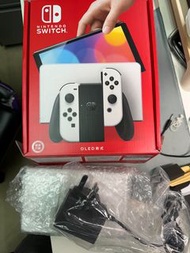 全新Switch OLED 版白色充電座連火牛only （沒有主機）