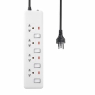 รางปลั๊กไฟ 4 ช่อง 4 สวิตช์ LUZ LUZINO EI-104USB 3M.