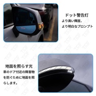 toyota camry acv50 2012-2018 car side mirror lamp chrome albino car accessories light skhongauto