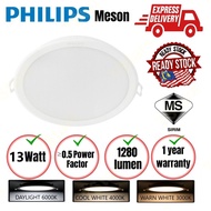 Philips 59465 Meson 13W Round LED Down Light - DayWhite 6500K LED