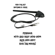 PERODUA MYVI LG BEST 2012-2014 ANTENNA & BASE FULL SET 86300-BZ180 ORIGINAL & OEM *READY STOCK*