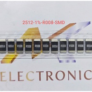 (Combo of 10) SMD resistor 2512 R008 - 0.008R 2W error 1%