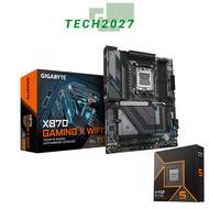 AMD Ryzen 5 9600X 3.9 GHz 6-Core AM5 Processor with Gigabyte X870 GAMING X WIFI7 AM5 ATX DDR5 Mother