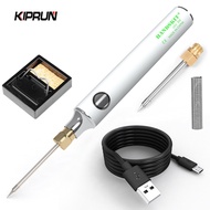 KIPRUN Solder iron, USB Electric Powered Soldering Iron Kit USB Welding Tool Electric Adjustable, 3 