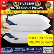 SG Bundle Hotel Grade Pillow | Five Star Hotel Pillow | 1000G
