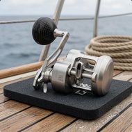 Round Baitcasting Reel 7.3:1 Gear Ratio Metal Baitcasting Reel Angling Equipment 985 Mm Retrieve 333