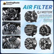 QJMOTOR QJ MOTOR SRV250 SRV300 Qianjiang Air Filter Alloy Washable Reusable Import Boomerang Air Fil