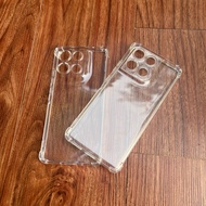 Silicone flexible case for Motorola G86/ G86 Power transparent and 4-corner shockproof
