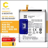 Battery For SAMSUNG S20 FE G780F G780 / SAMSUNG A52 A525F EB-BG781ABY (4500 mAh)
