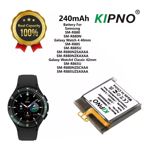KIPNO 3.88V 240mAh Smartwatch Battery EB-BR880ABE for Samsung Galaxy Watch 4 40mm, SM-R880 SM-R880N 