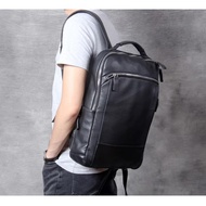High Quality Fashion Genuine Leather Backpack Men's Backpack - Genuine Cowhide Bag