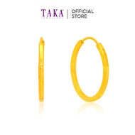 TAKA Jewellery 916 Gold Hoop Earrings