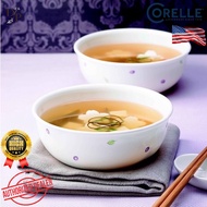 Original USA Corelle Korean Soup Bowl / International Soup Bowl 473ml (Plum, Shadow Iris, Blue Floral, Leaf &amp; Vase)