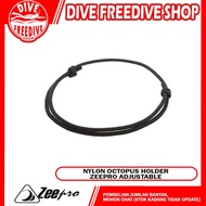 Neck Adjustable Nylon Octopus Holder Zeepro Regulator Bungee Holder For Scuba Diving