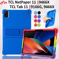 For TCL NxtPaper 11 /TCL Tab 11 10.95" 9166G 9466X Tab11 WiFi 9466x3 Thicken 4-Corner Silicone Shell
