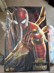 Hottoys 100%新 Iron Spider Spiderman MMS482