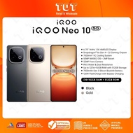 iQOO Neo 10 5G 32(16+16GB RAM +512GB ROM) 6.78" 144Hz AMOLED Display I Snapdragon 8s Gen 4 +Q1 Gamin