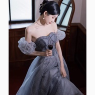 ♭HOSRAY High-end luxury infinity formal dress for wedding  gown for ninang wedding dress♦