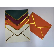 European Style Envelope Gold Edge** Wedding Card Holder Invitation 100 Gram Thick Paper Size 5.25 x 