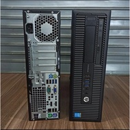 Pc Hp elitedek 800 G1 Core i3 4150 4Th ram 8Gb ssd 128Gb hdd 500Gb