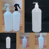 1L Pump Bottle / 1L Trigger Spray Bottle / 1L Fliptop Bottle / 1L Popit Bottle / 1000 ml Natural Bot