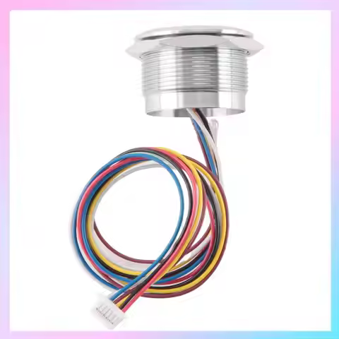 AB25-R503 Circular Round RGB Ring Indicator LED Control DC3.3V MX1.0-6Pin Capacitive Fingerprint Mod