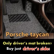 (In Stock) Porsche taycan Single Driver's Side Double-Layer  Floor Mat Single Seat Car Carpet,Single