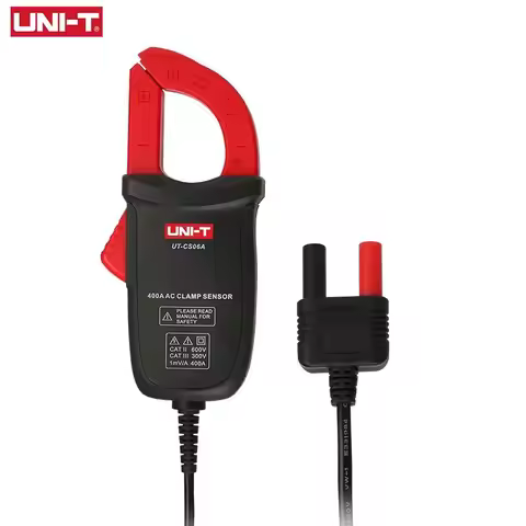 UNI-T UT-CS06A AC Current Clamp Sensor 400A Amperimetric Clamp Meter Ammeter for UT61E+ UT139C Multi