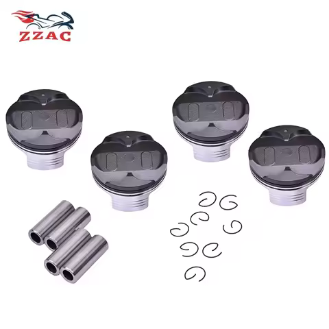 4 Set 76mm 76.25mm 76.5mm 76.75mm 77mm STD +25 +50 +75 +100 Pin 17mm Piston Kit For Honda CBR1000 CB