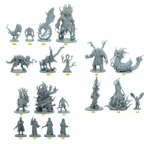 TRPG board game Cthulhu Death May Die Miniatures,034~073 PATRICK MASSON STAR VAMPIRE DAGON HASTUR YO