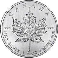 Canadian Mint Silver Maple Leaf 1oz Coin (without case)