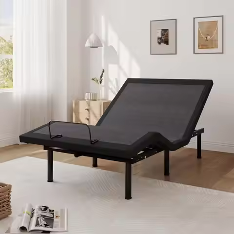 Twin XL Electric Adjustable Bed Base w/Remote, Zero Gravity, Head & Foot Incline, Anti-Snore, Memory