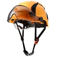 Loebuck Safety Helmet with Double Goggles ANSI Z89.1 and EN397 Approved Lightweight Ventilated Work 