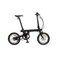 含運免運 送小米電風扇 騎記QiCYCLE EF1台製歐規版 續航45公里 16吋內變三速電動輔助折疊腳踏車-消光黑 電輔車通勤車
