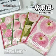 Fruit Notebook Student Diary Wrong Question Notebook High-value ins Style Handbook B5 Horizontal Not