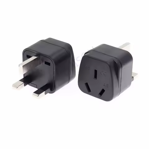 AU 2Pin 3 Pin To UK Plug Adapter Australia To UK Type-G Converter Argentin New Zealand China Travel