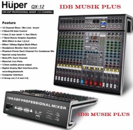Mixer 12 Channel Huper QX12 QX 12 Original Huper