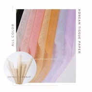 KOREAN TISSUE PAPER FLOWER WRAPPING PREMIUM NONWOVEN NON WOVEN KERTAS BUKET TEBAL PEMBUNGKUS BUNGA K