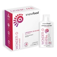 CODEAGE Nanofood Liposomal Vitamin D3 + K2 + B12 Liquid Pouch
